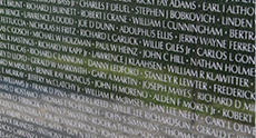 Vietnam war memorial wall, Maya Lin