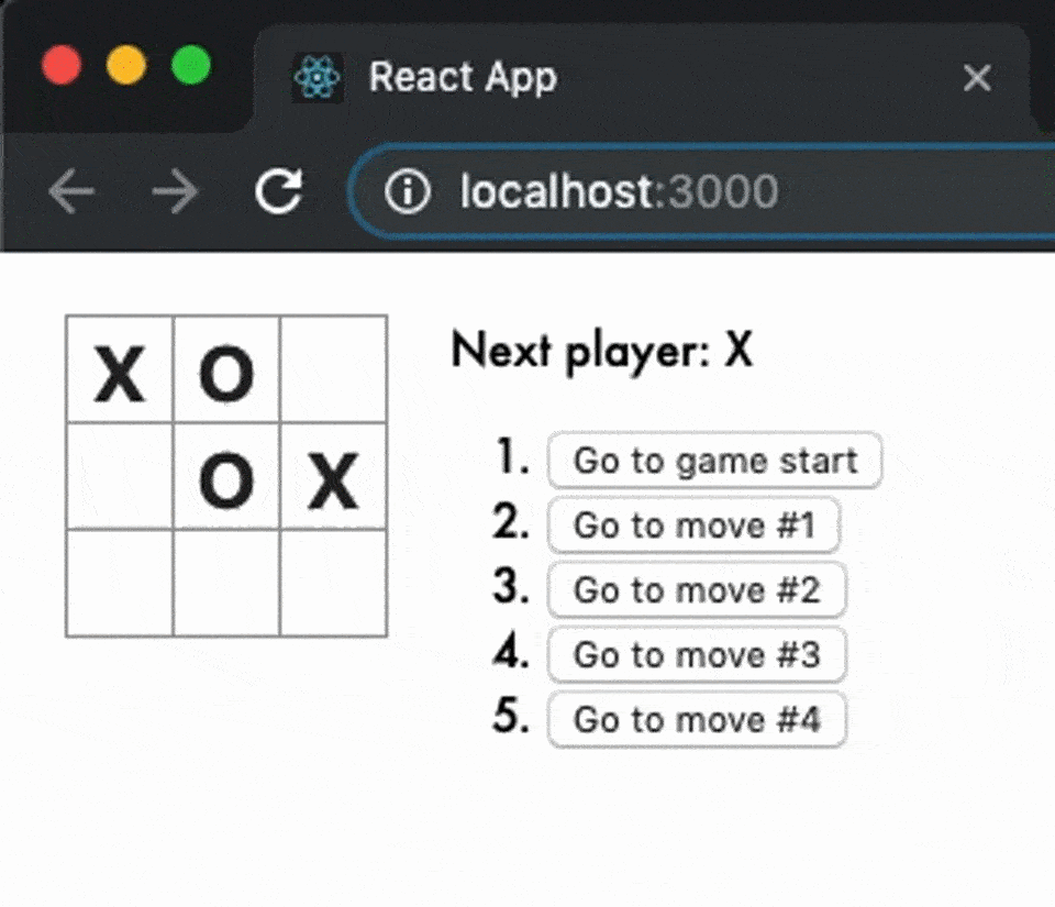 Build: Browser-based Tic Tac Toe Game in React