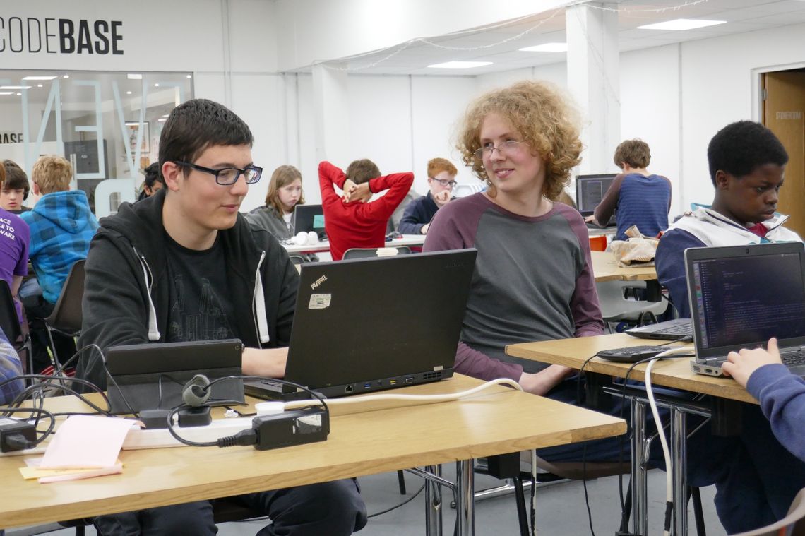 Participants enjoy the Prewired Summer Hack supported by Scott Logic volunteers