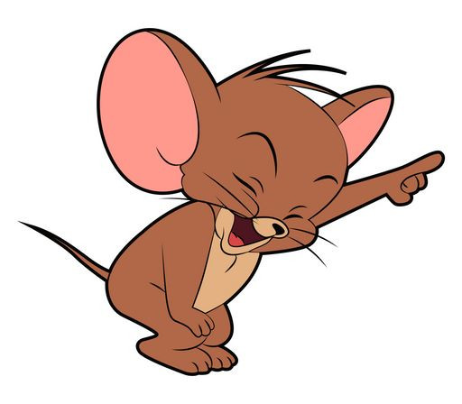 Mouse laughing